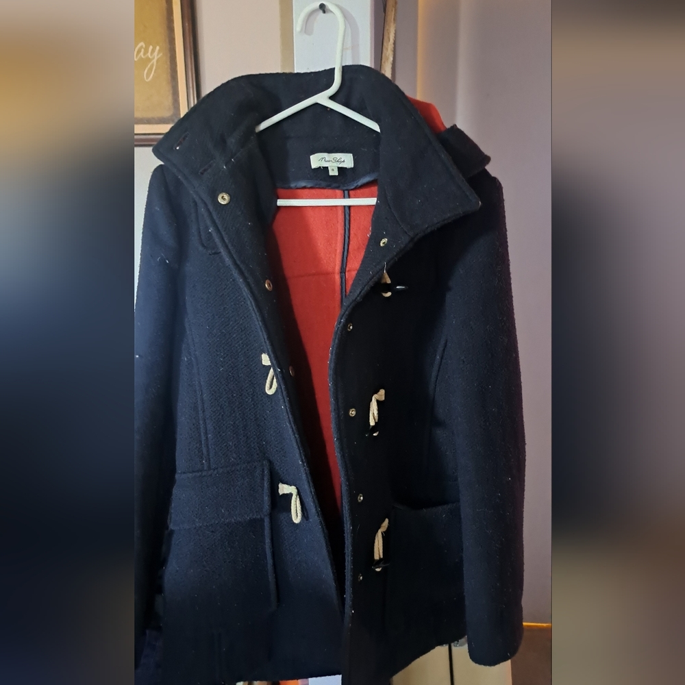 SUPER Rare Black Pea Coat 🧥 by Miss Shop